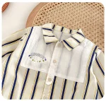 [66-90cm] ボーダー ロンパース - Image 11