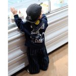 [80-140cm]クール プリント トップス/パンツ - Image 3