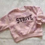 [80-150cm] 英字プリント トレーナー - Image 10