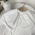 [66-90cm]透かし編み ロンパース&取り外しケープ - Image 2