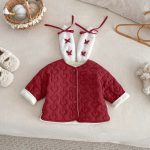 [73-120cm] 大きな耳付き 中綿 アウター - Image 10