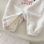 [66-120cm]もこもこ ボア カバーオール うさぎ トレーナー セット - Image 7