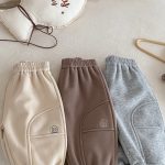 [73-120cm] おうち 刺繍 裏起毛 パンツ - Image 10