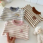 [73-120cm]ボーダー ニット セーター - Image 5