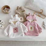 [73-120cm] あったか ワッペンフードトレーナー - Image 5