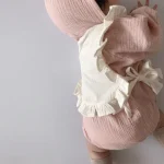 [66-100cm] スクエアフリル襟ORシンプル ロンパース - Image 14