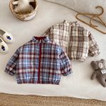 [73-120cm] 刺繍 カートゥーン リバーシブル コート - Image 5