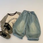[90-140cm]レトロ サルエルパンツ - Image 9