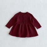 [73-110cm]シンプル ニット ワンピース - Image 16