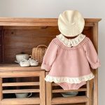 [66-100cm]トップスorパンツ マルチ フリル 編み込み ベビー服 - Image 16