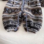 [66-90cm]レトロ フード 裏起毛 カバーオール - Image 2