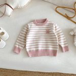 [73-120cm]ボーダー ニット セーター - Image 11