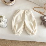 [73-120cm] キャラクター 刺繍 ジョガー パンツ - Image 7