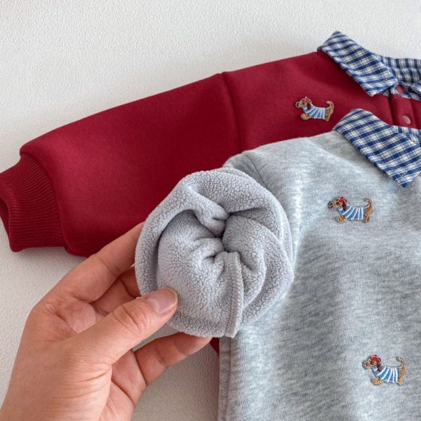 [73-120cm] フリルカラー あったか トレーナー