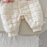 [66-90cm]蝶結び プリント 立体フラワー カバーオール - Image 14