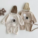 [73-110cm] 象柄 ワッフル セットアップ - Image 5