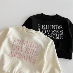 [80-130cm] 英字刺繍 トレーナー - Image 6