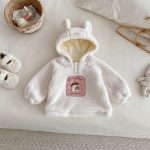 [73-120cm] あったか ワッペン フード トレーナー - Image 16