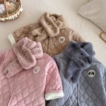 [66-90cm]カートゥン キルティング カバーオール&ネックウォーマーセット - Image 18