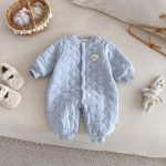 [66-90cm] マカロンカラー 刺繍 カバーオール - Image 9