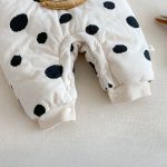 [66-90cm]ベアキルティングドット カバーオール - Image 10