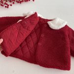 [73-120cm] 蝶結びカラー コート&スカート - Image 11