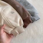 [73-120cm] おうち 刺繍 裏起毛 パンツ - Image 13