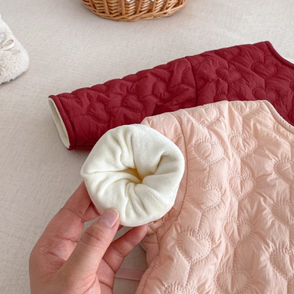 [73-120cm] 大きな耳付き 中綿 アウター