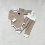 [66-90cm]ハート柄 ボーダー セットアップ - Image 11