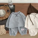 [73-110cm] シンプル カジュアル セットアップ - Image 4