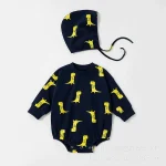 [66-90cm]ロンパース 恐竜柄 可愛い 肌に優しい ベビー服 - Image 3