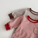 [66-90cm] ボーダー オールインワン