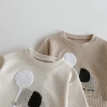 [73-110cm] 象柄 ワッフル セットアップ - Image 13