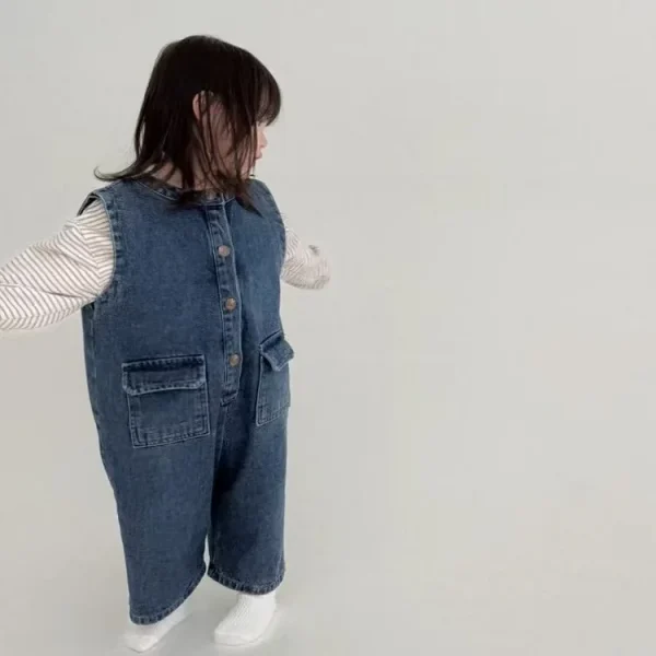 [65-90cm] ポケット付き オールインワン