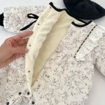 [66-90cm] 花柄リボン オールインワン - Image 6