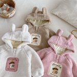 [73-120cm] あったか ワッペン フード トレーナー - Image 2