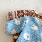 [66-90cm]カートゥン 裏起毛 カバーオール&帽子セット - Image 9