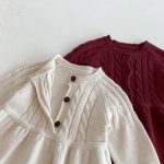 [73-110cm]シンプル ニット ワンピース - Image 3