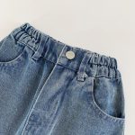 [90-140cm]落書き デニムパンツ - Image 7