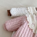 [66-90cm] フード付き 花柄 カバーオール - Image 14