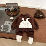 [73-110cm] ウサギデザイン セットアップ - Image 3