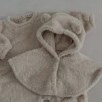 [66-90cm] ボア オールインワン+ショール セットアップ - Image 10