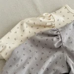 [80-130cm] 花柄 レース トップス - Image 13