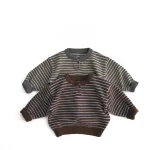 [80-130cm] ボーダー セーター - Image 4