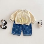 [73-110cm] クリーム カーディガン