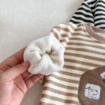 [73-120cm] 厚手 ボーダー スウェット - Image 2