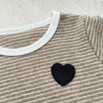 [66-90cm]ハート柄 ボーダー セットアップ - Image 12