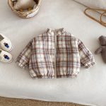 [73-120cm] 刺繍 カートゥーン リバーシブル コート - Image 10