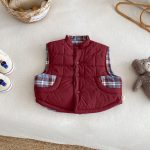 [73-120cm] 刺繍 カートゥーン リバーシブル ベスト - Image 3