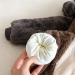 [66-90cm]うさぎ ファー風 フード 裏起毛 カバーオール - Image 14